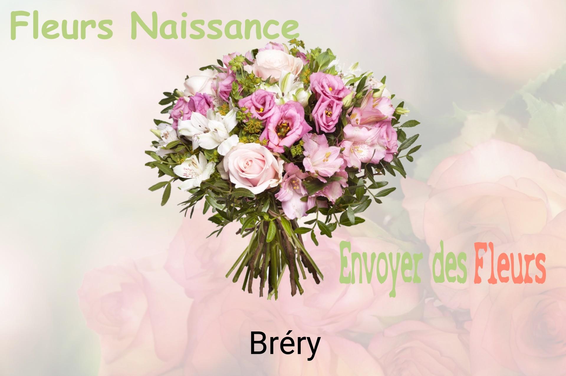 Bouquet de fleurs de naissance livré à Bréry